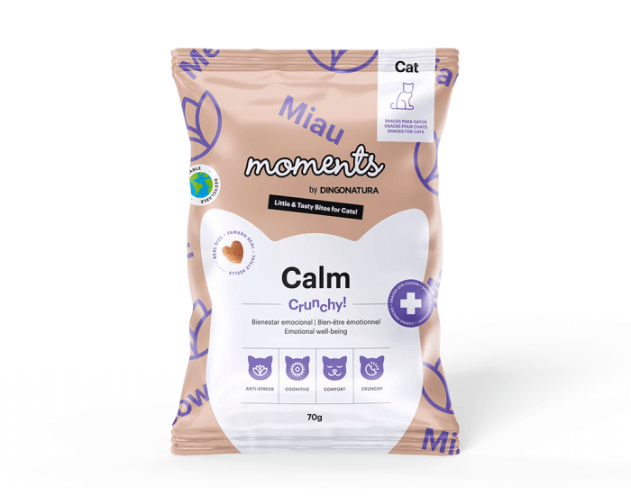 Snacks para Gatos Funcionales con Efecto Antiestrés